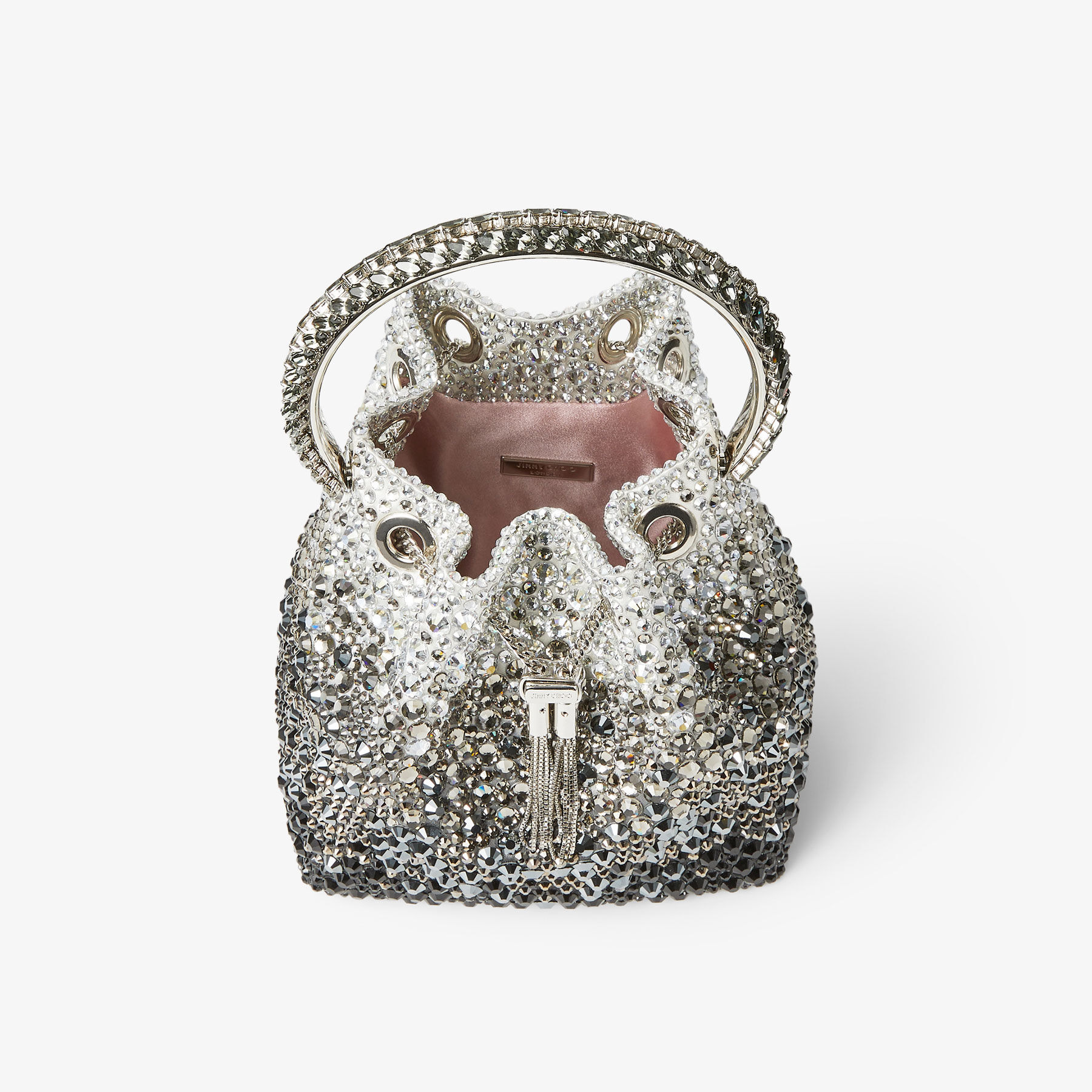 Bon Bon
Black Satin Bag with Crystals - 5