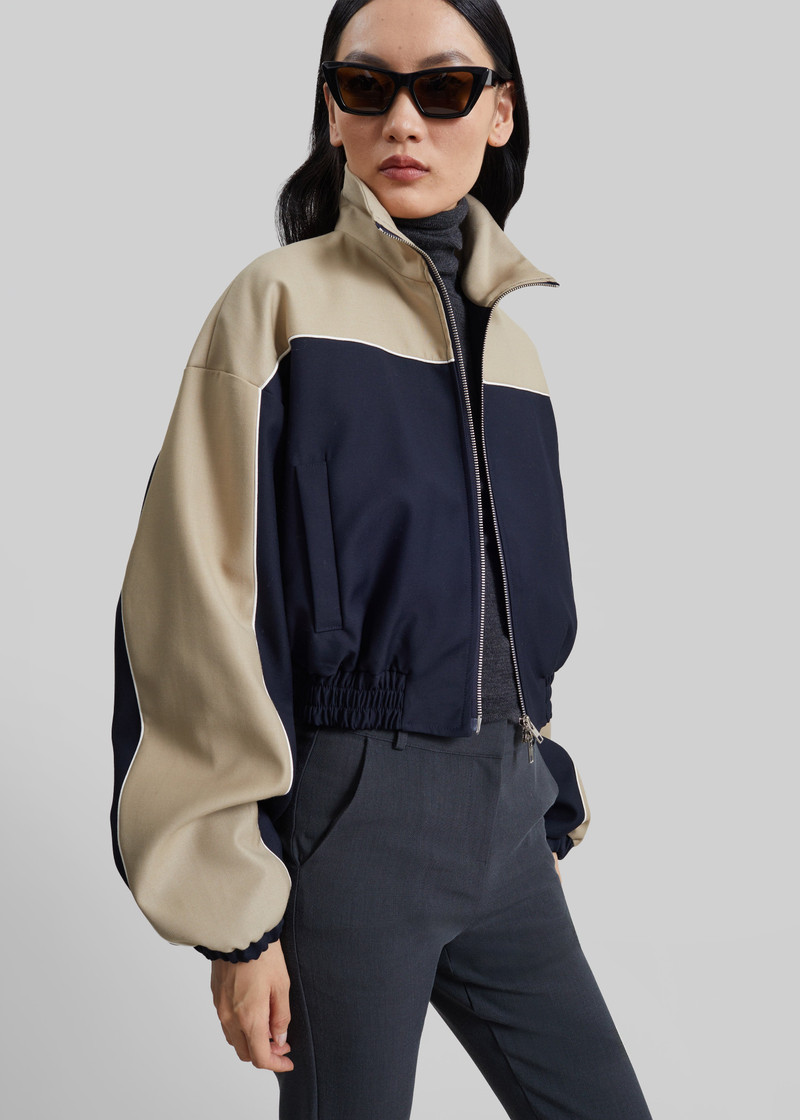 Penally Cropped Jacket - Navy 5