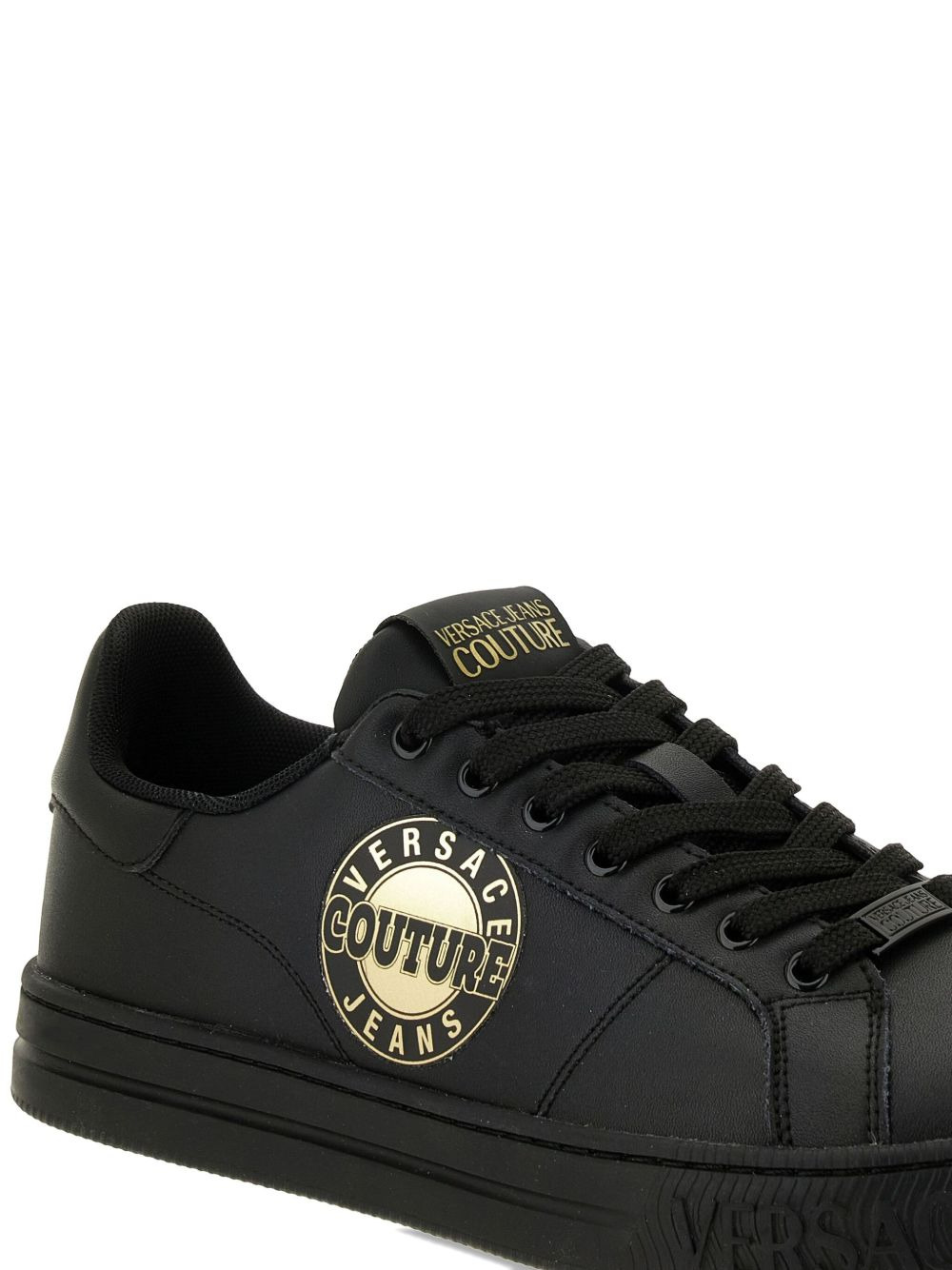 logo-plaque sneakers - 3