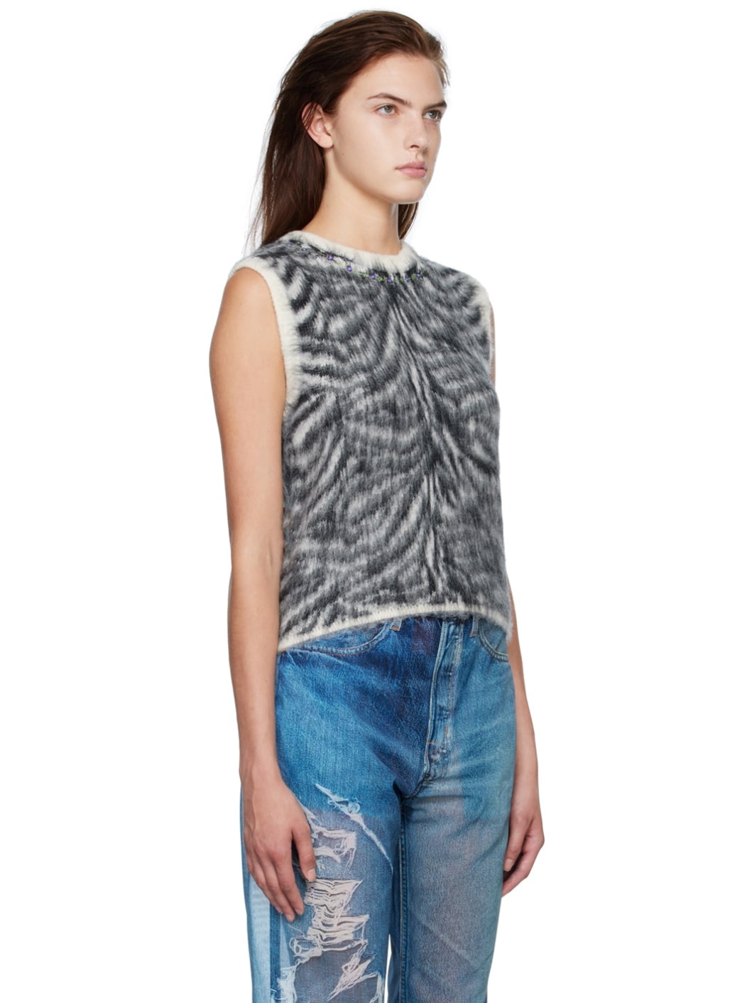 Off-White Zebra Sweater - 3