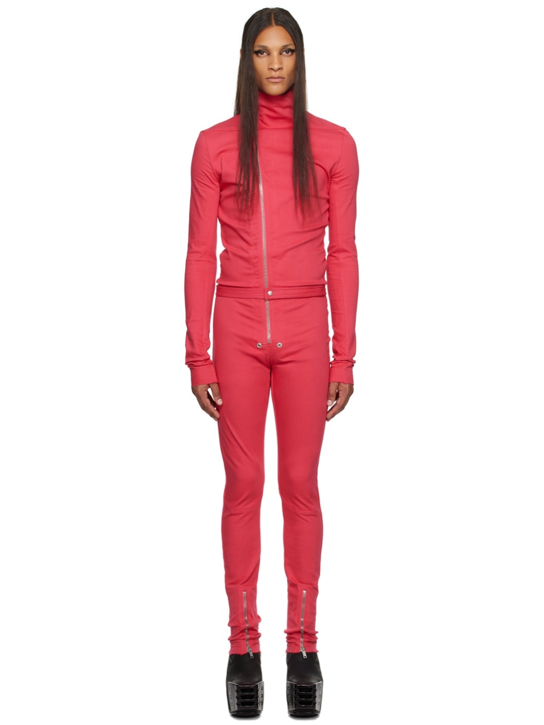 SSENSE Exclusive Pink KEMBRA PFAHLER Edition Gary Jumpsuit - 1