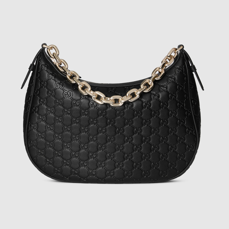 GG Emblem large shoulder bag 1