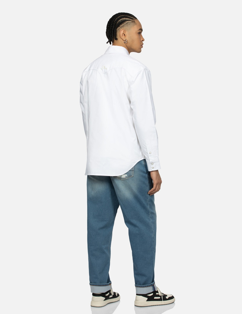 LOGO EMBROIDERY RELAX FIT OXFORD SHIRT 4