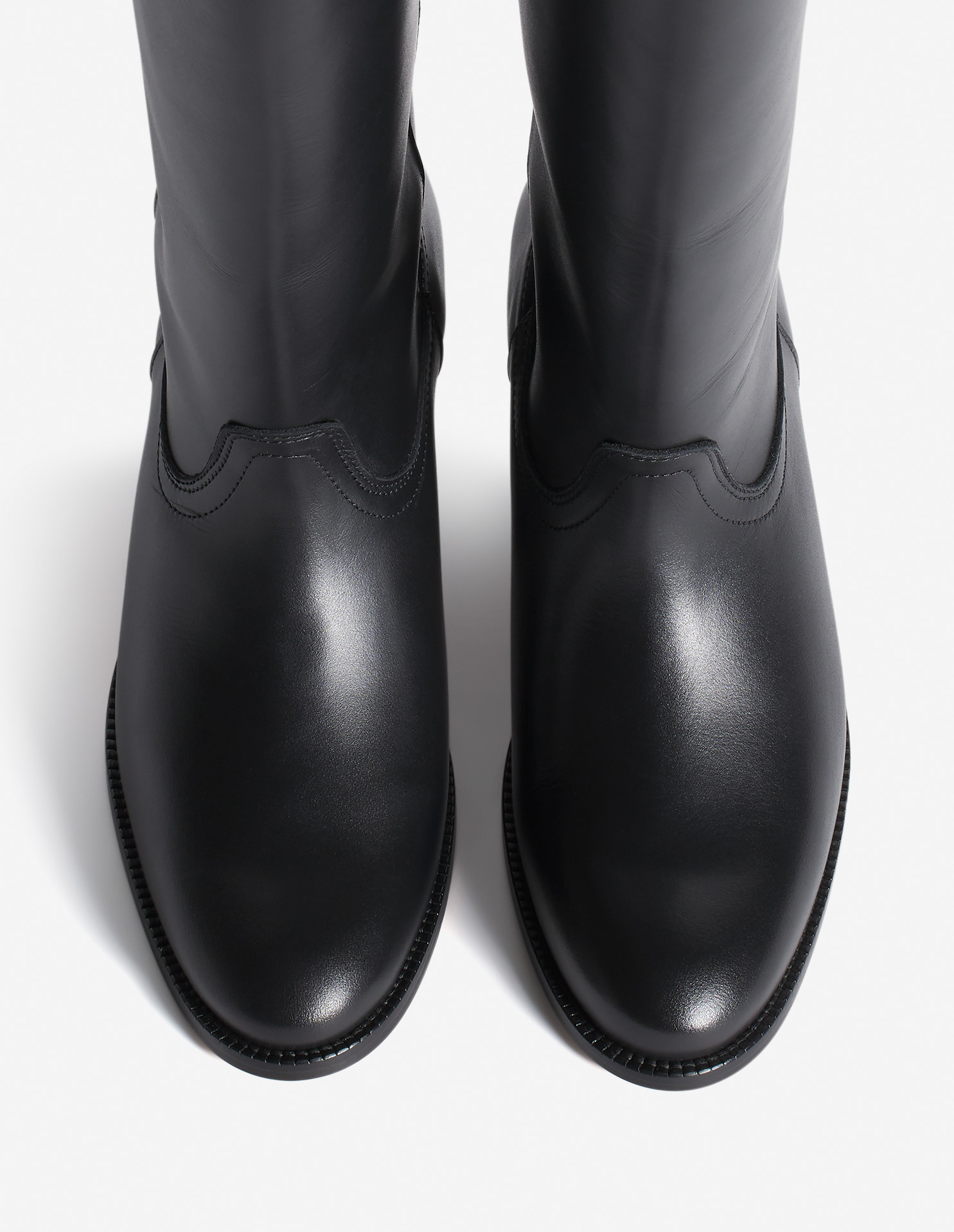 LEATHER HIGH BOOTS - 6