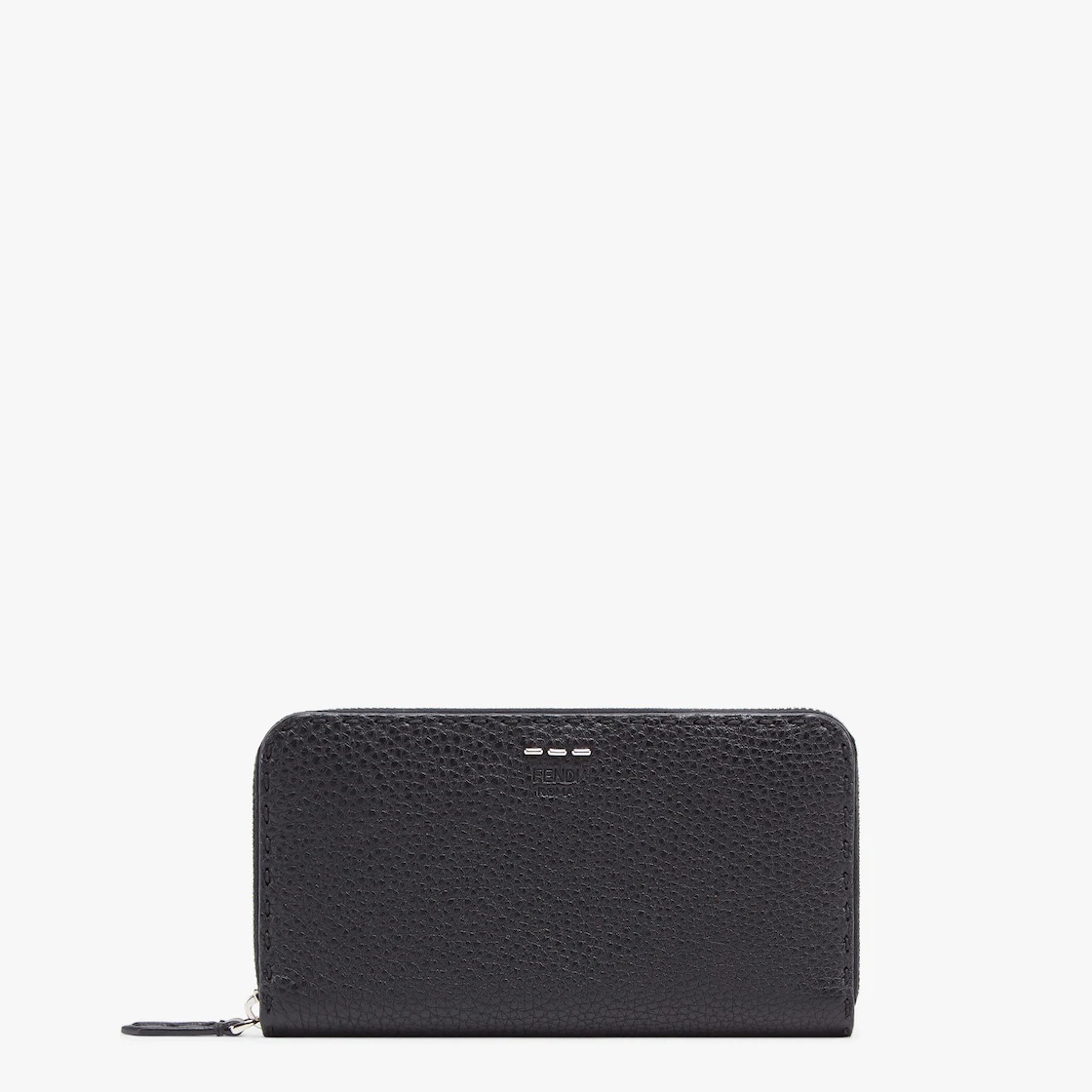 Black leather wallet - 1