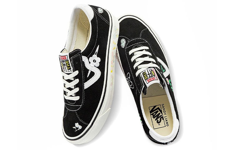 Sandy Liang x Vans Unisex Style 73 DX Sneakers Black VN0A3WLQB7C - 4