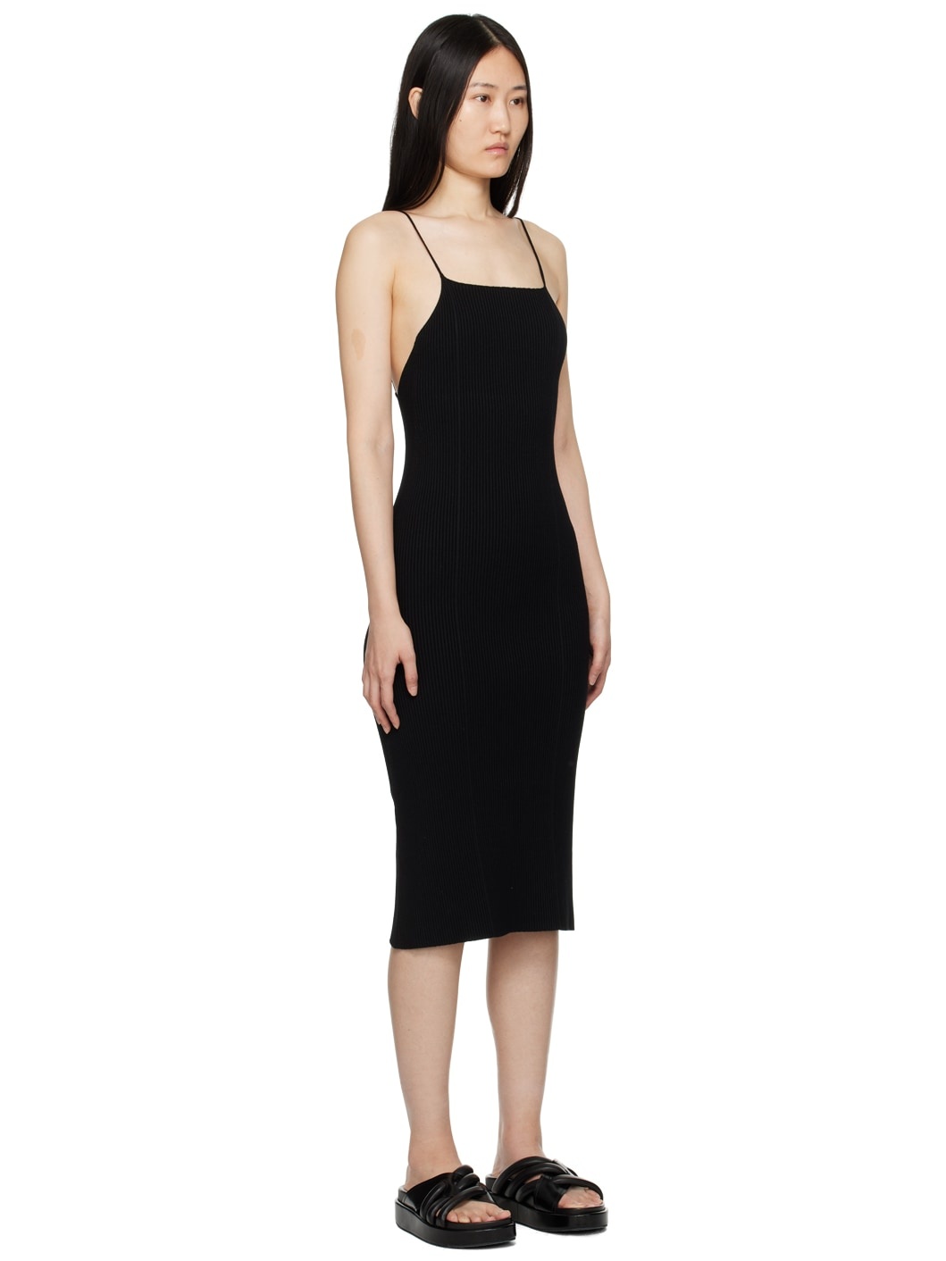 Black Zero104 Midi Dress - 2