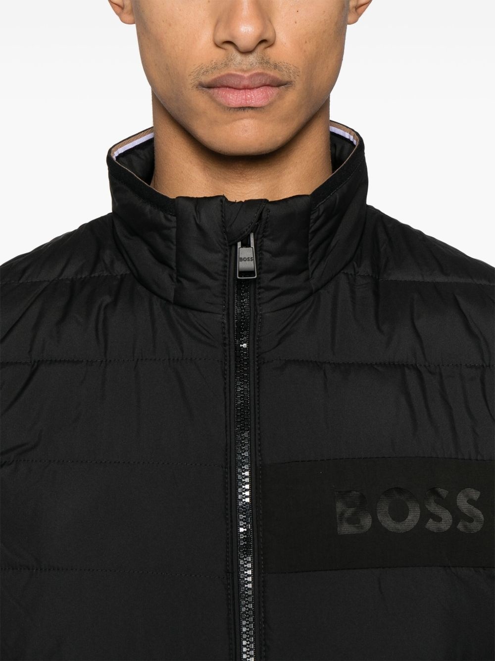 logo water-repllent gilet - 5