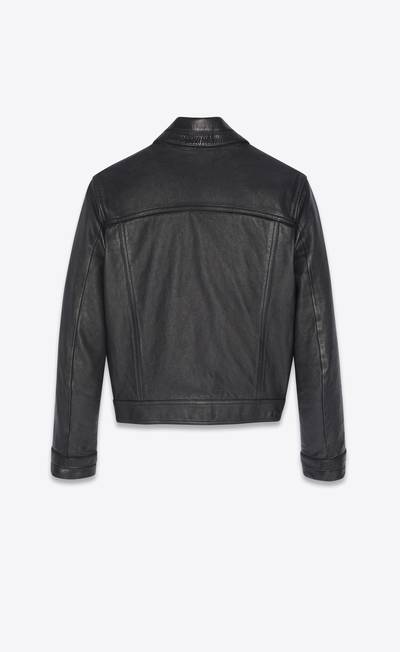 SAINT LAURENT jacket in leather outlook