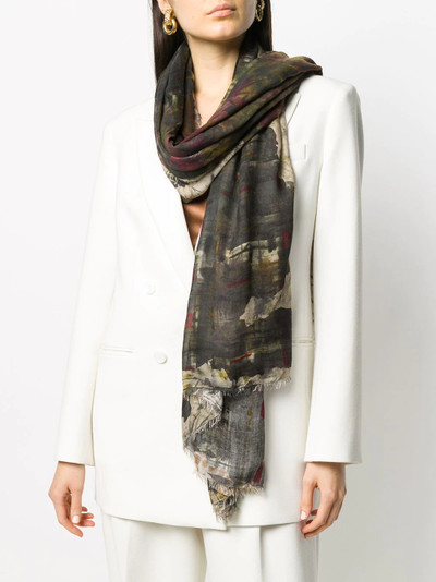 Faliero Sarti abstract-print scarf outlook