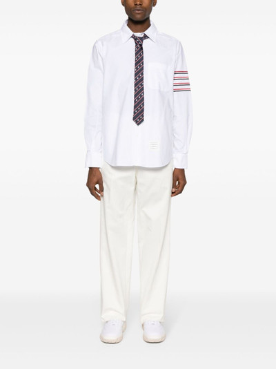 Thom Browne 4-Bar long-sleeve cotton shirt outlook
