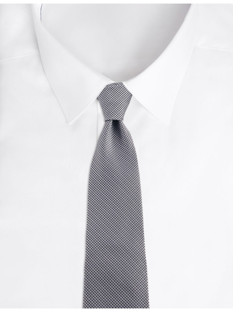 Houndstooth Silk Tie 3