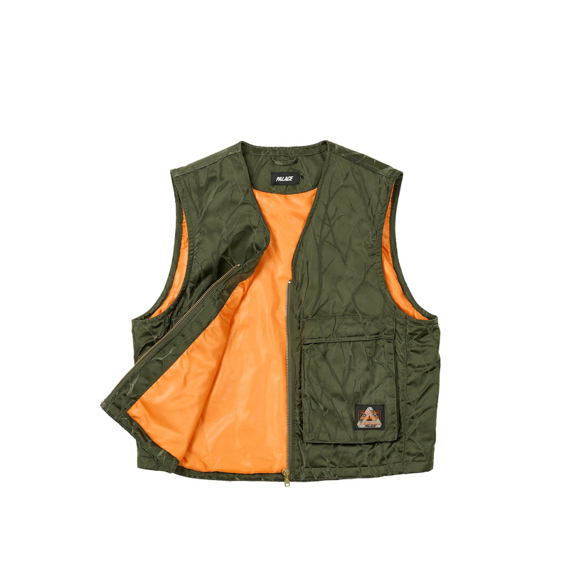 PALACE PALACE PORTER FIELD VEST OLIVE / JACQUARD outlook