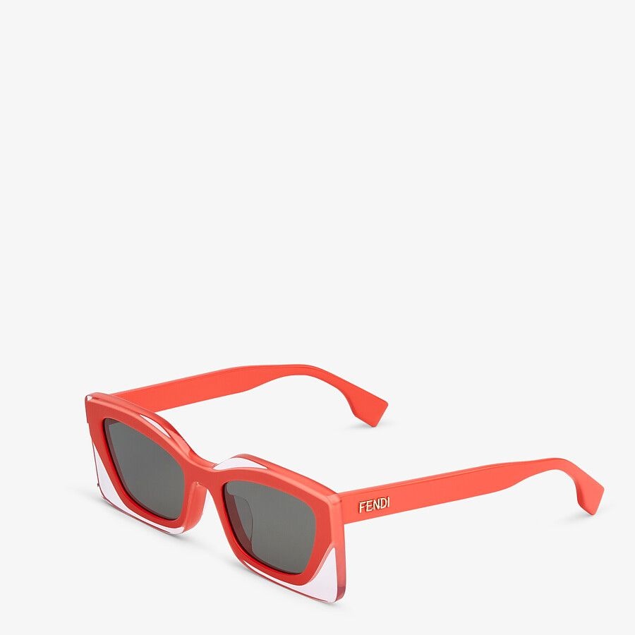 Red acetate sunglasses - 2