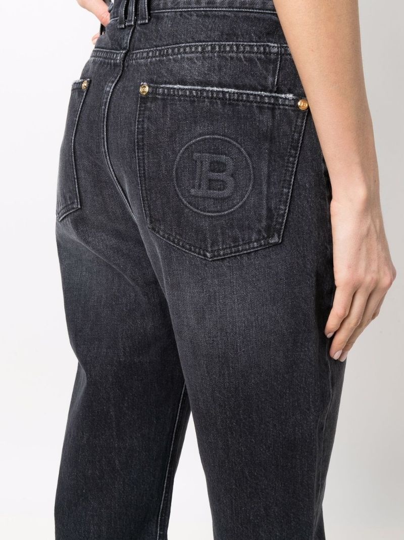 low-rise boyfriend jeans - 5