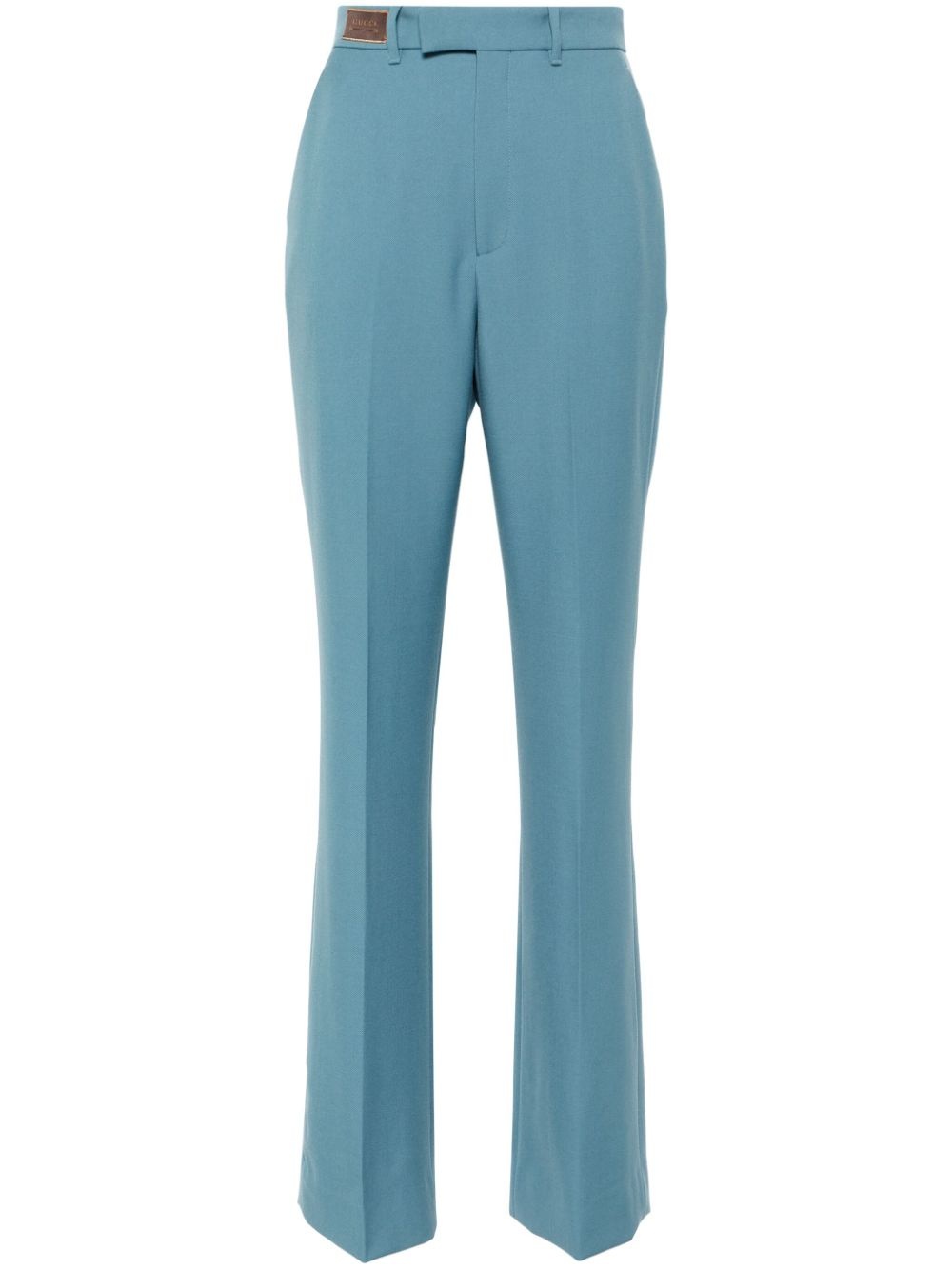 Horsebit wool trousers - 1