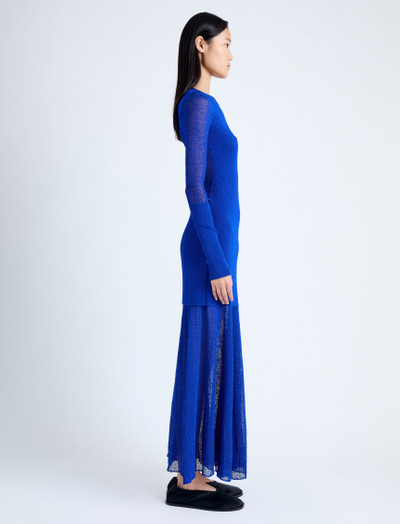 Proenza Schouler Anita Dress in Knit Sheer Mesh outlook