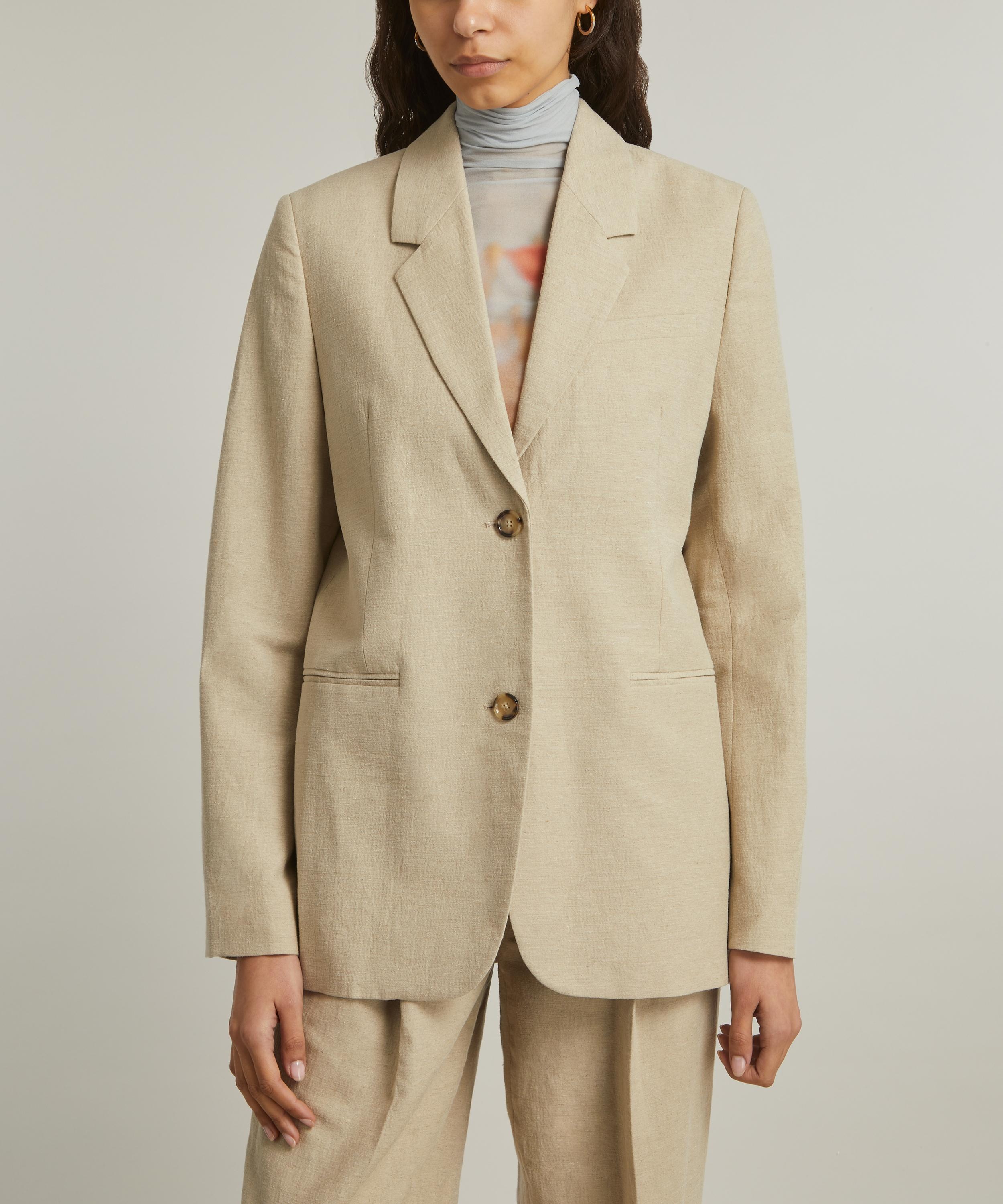 Linen Tailored Suit Jacket - 3