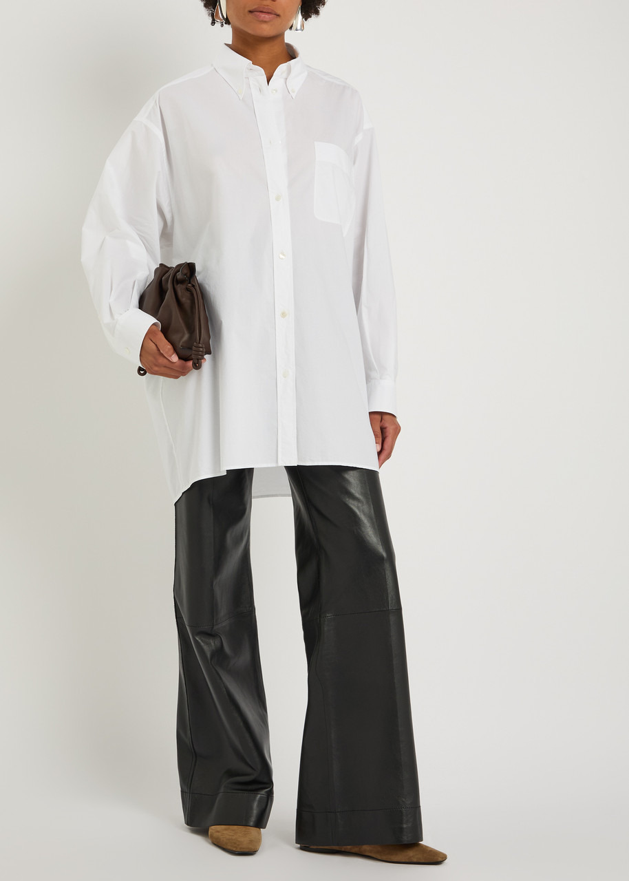 The Row Victoria Cotton-poplin Shirt - 4