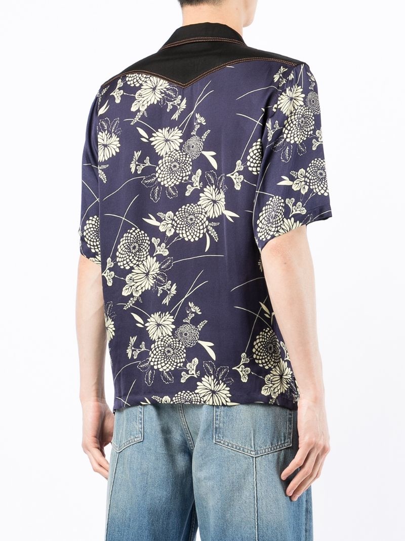 floral-print shirt - 4