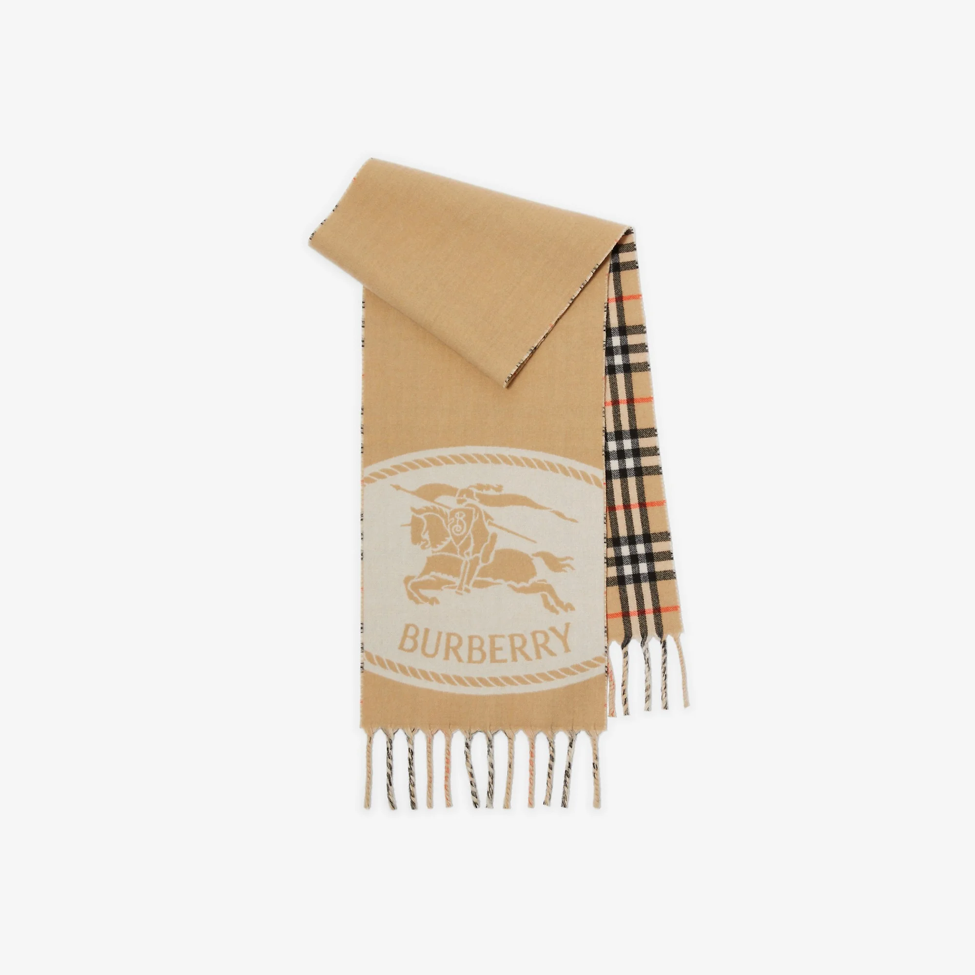 Reversible Knight Stamp Scarf - 1