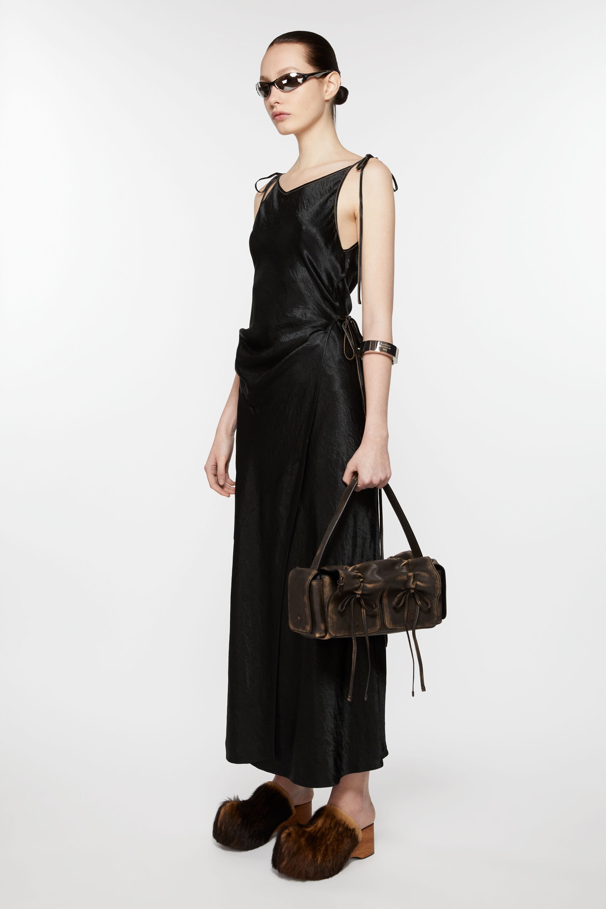 Multipocket bag - Dark brown/beige - 2