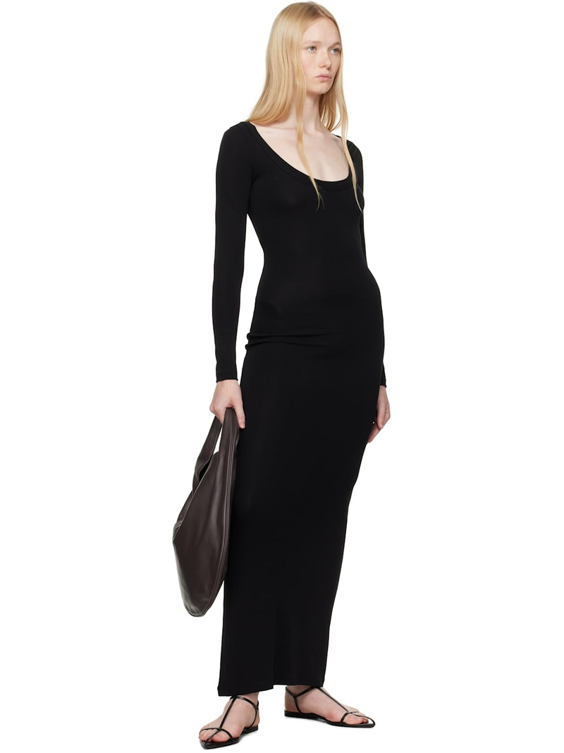 AYA MUSE Black Scoopneck Maxi Dress outlook