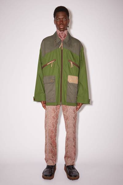 Acne Studios Casual cotton jacket - Hunter green/olive green outlook