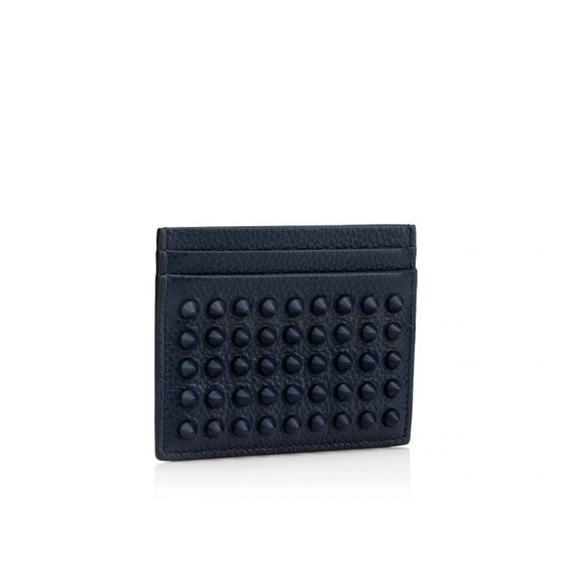 Christian Louboutin Kios Cardholder NAVY/NAVY MAT outlook