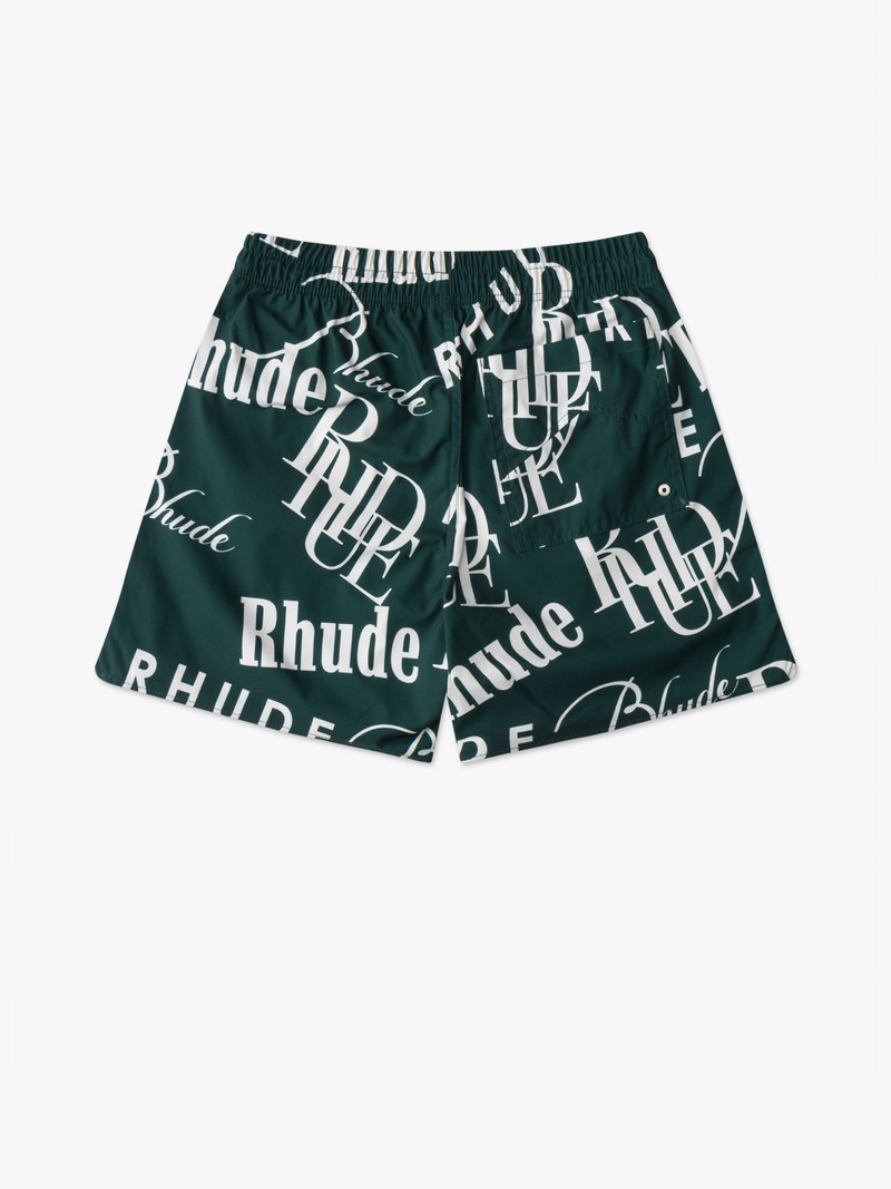 Rhude MASH-UP LOGO SWIM TRUNKS outlook