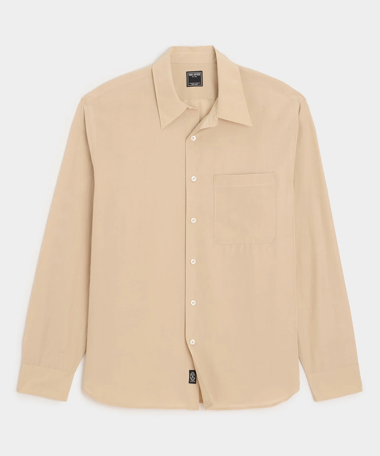 Cotton-Silk Big Shirt - 1