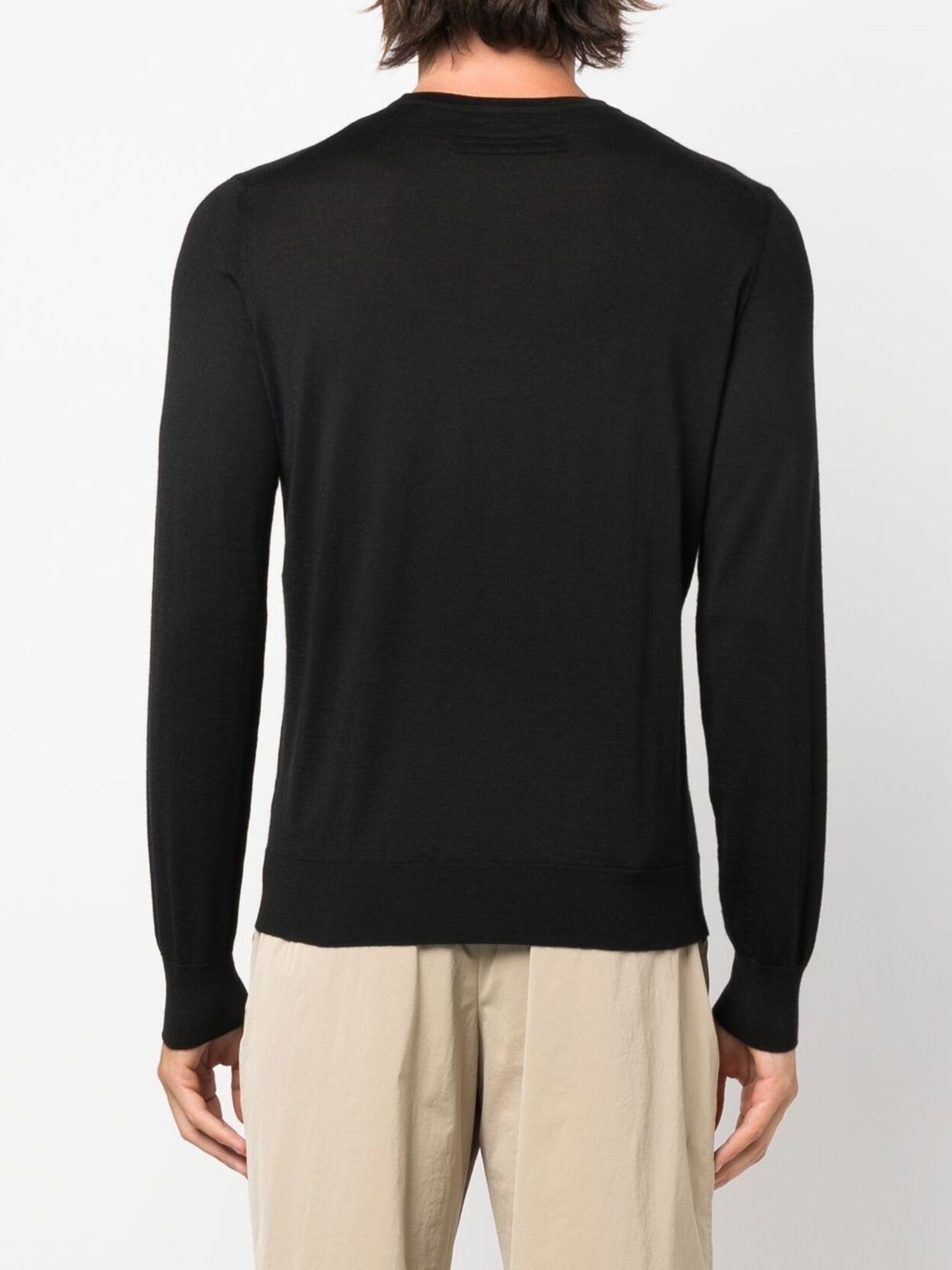 Black Knitted Sweater - 4