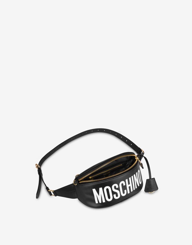 CALFSKIN BELT BAG WITH LOGO 3