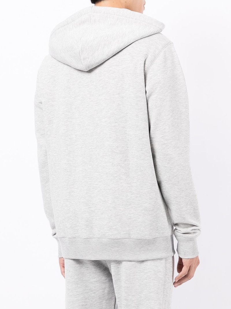 side logo print hoodie 4