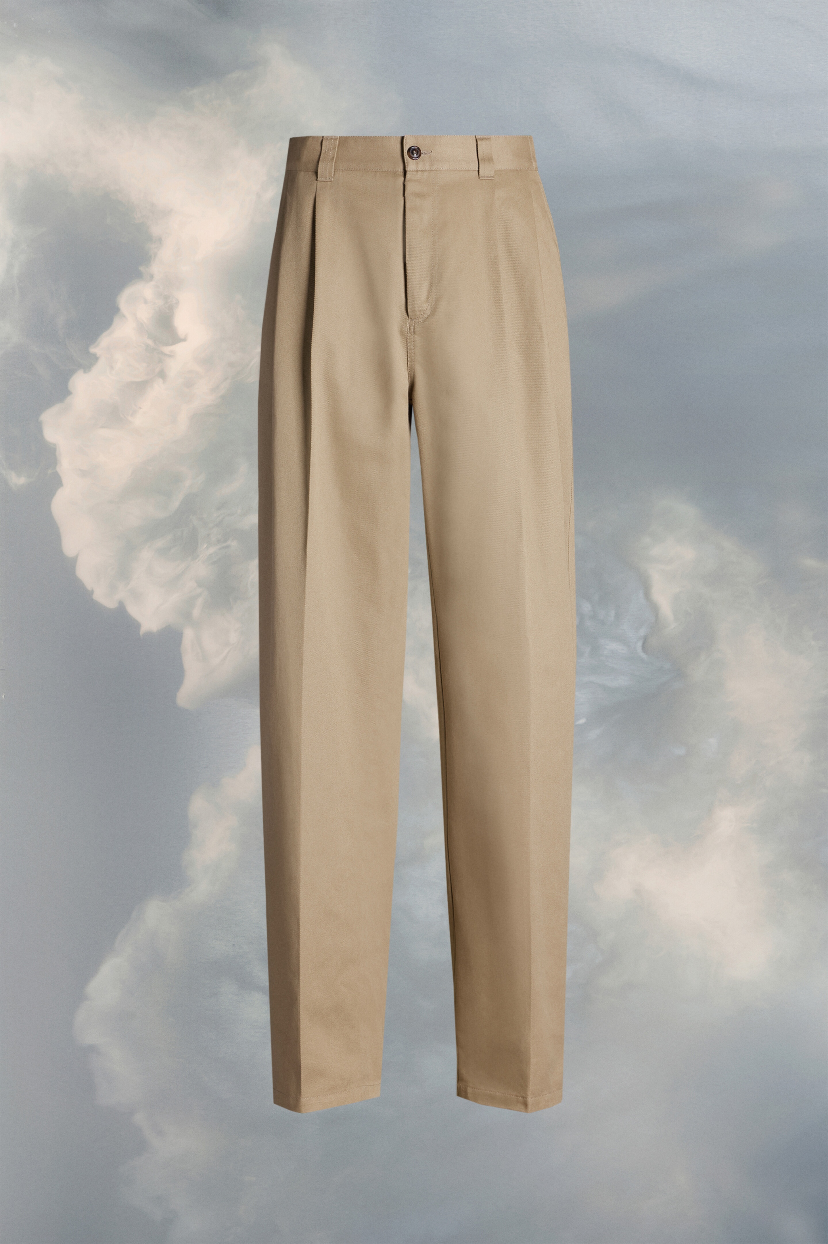 パンツ Maison Margiela Light Beige Pleated Trousers Maison Margiela Light Beige Pleated Trousers | ShopSimon