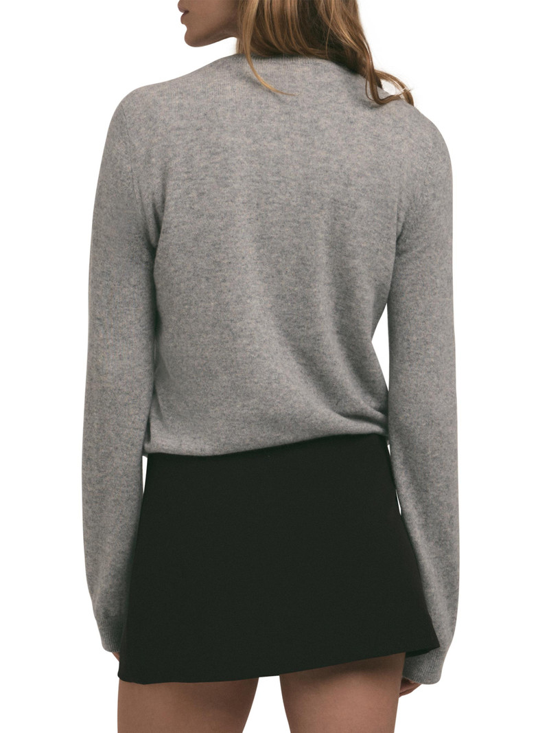 Women's The Favorite Cashmere Crewneck Sweater - Heather Grey 6