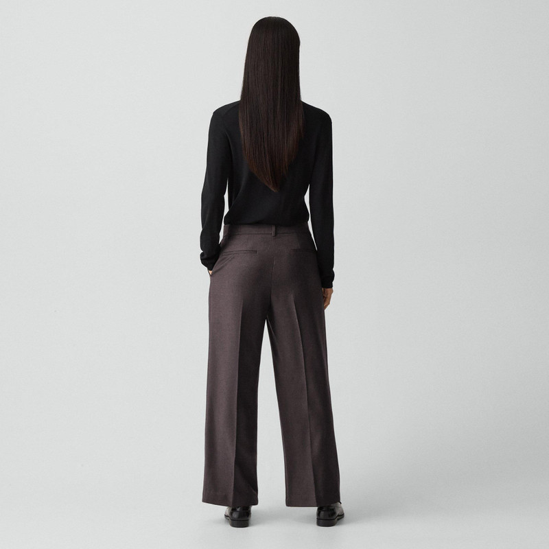 Theory Classic Straight Pant in Sleek Flannel outlook