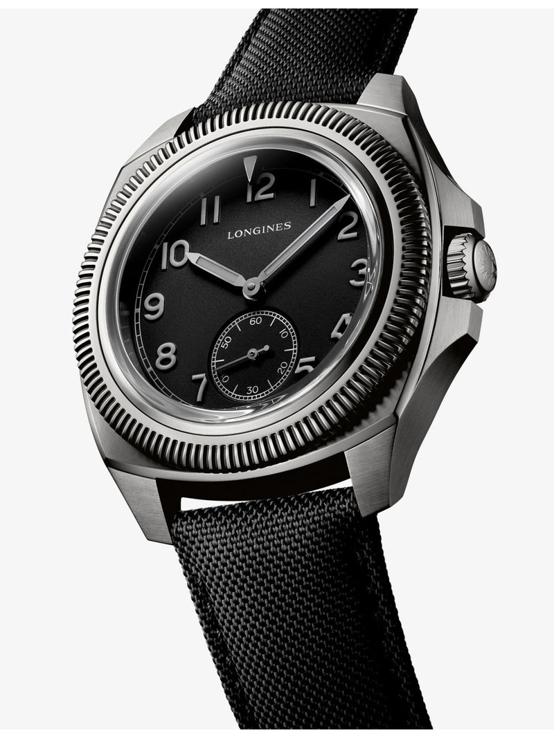 Longines L2.838.1.53.2 Pilot Majetek Pioneer Edition Titanium Automatic Watch outlook