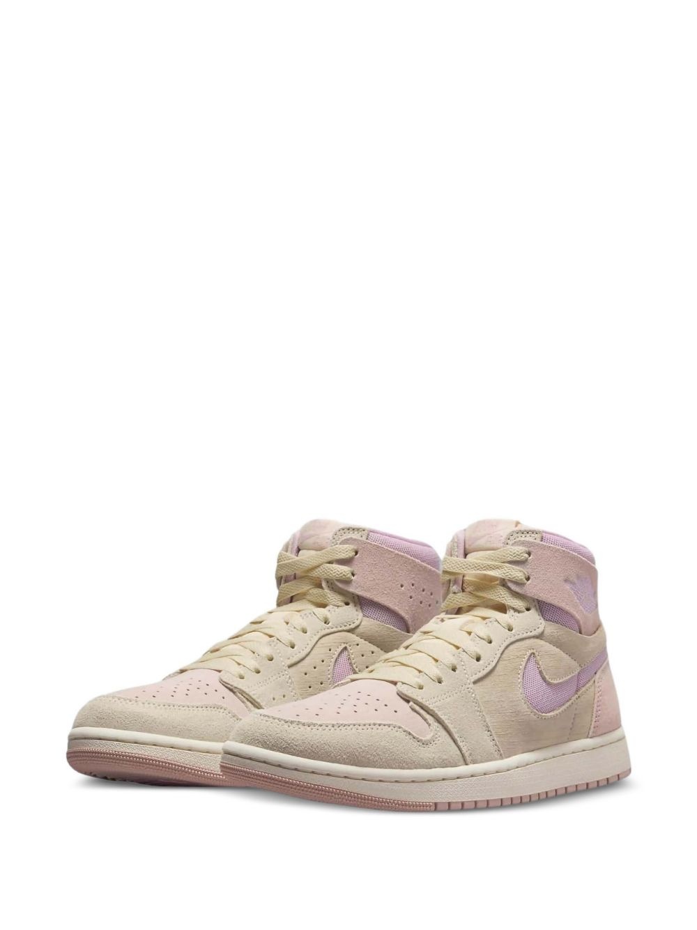 Air Jordan 1 High Zoom Air CMFT 2  "Muslin/Particle Beige/Sail/Plum Chalk" sneakers - 2
