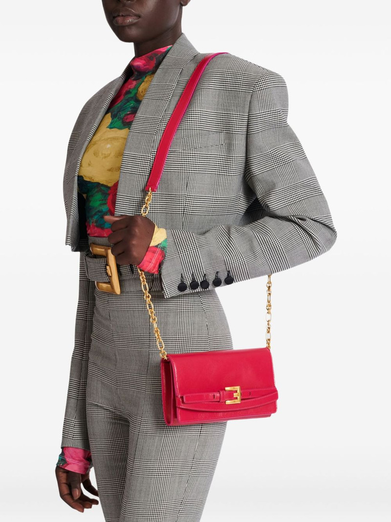 Balmain belt-detail clutch bag outlook
