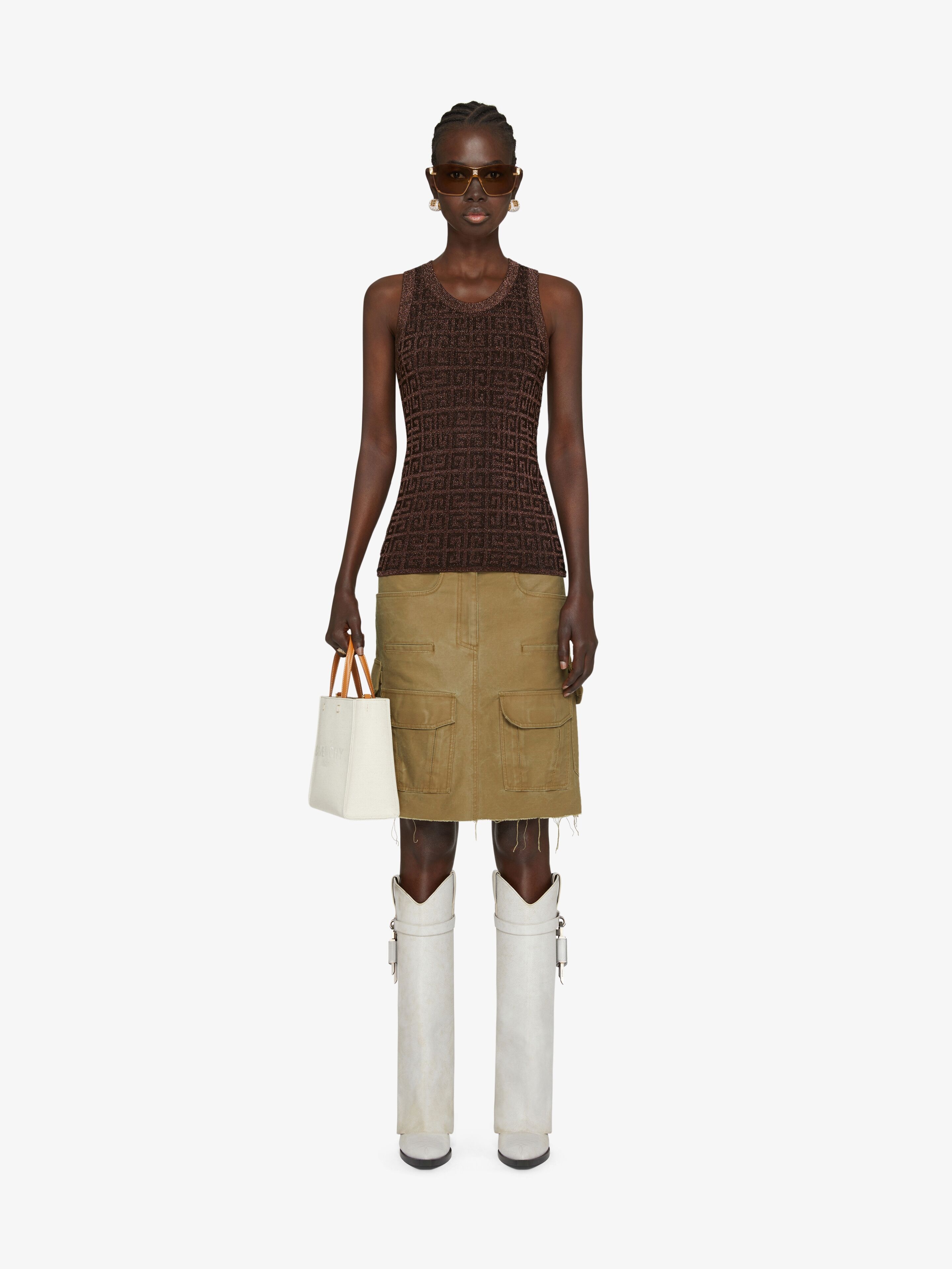 TANK TOP IN 4G JACQUARD - 2