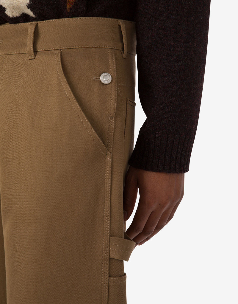 DOUBLE COTTON TRICOTINE PANTS 4