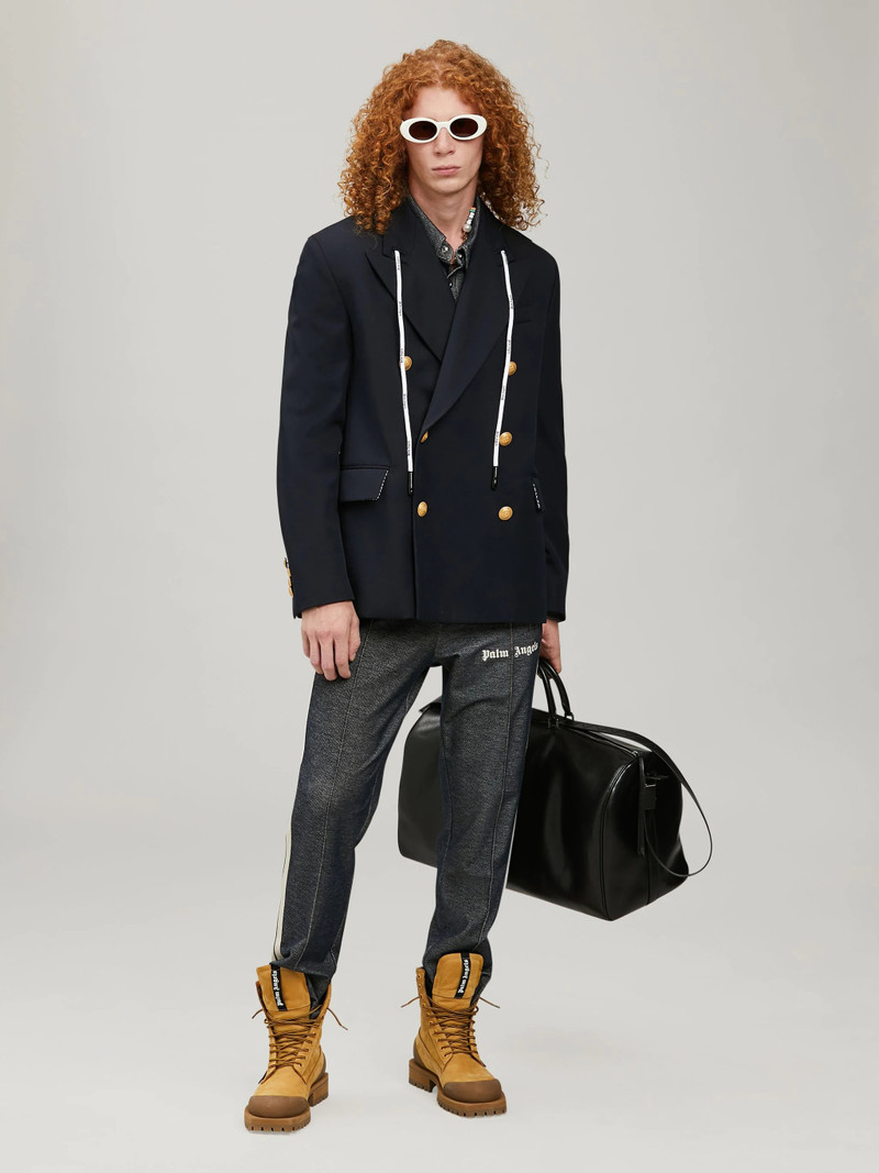 Palm Angels SIMILAR DENIM TRACK PANTS outlook