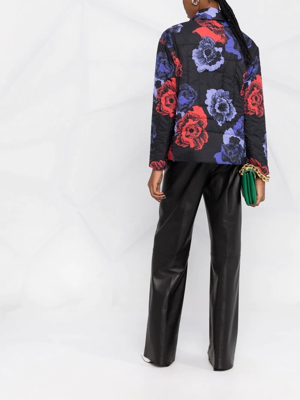 floral-print jacket - 4