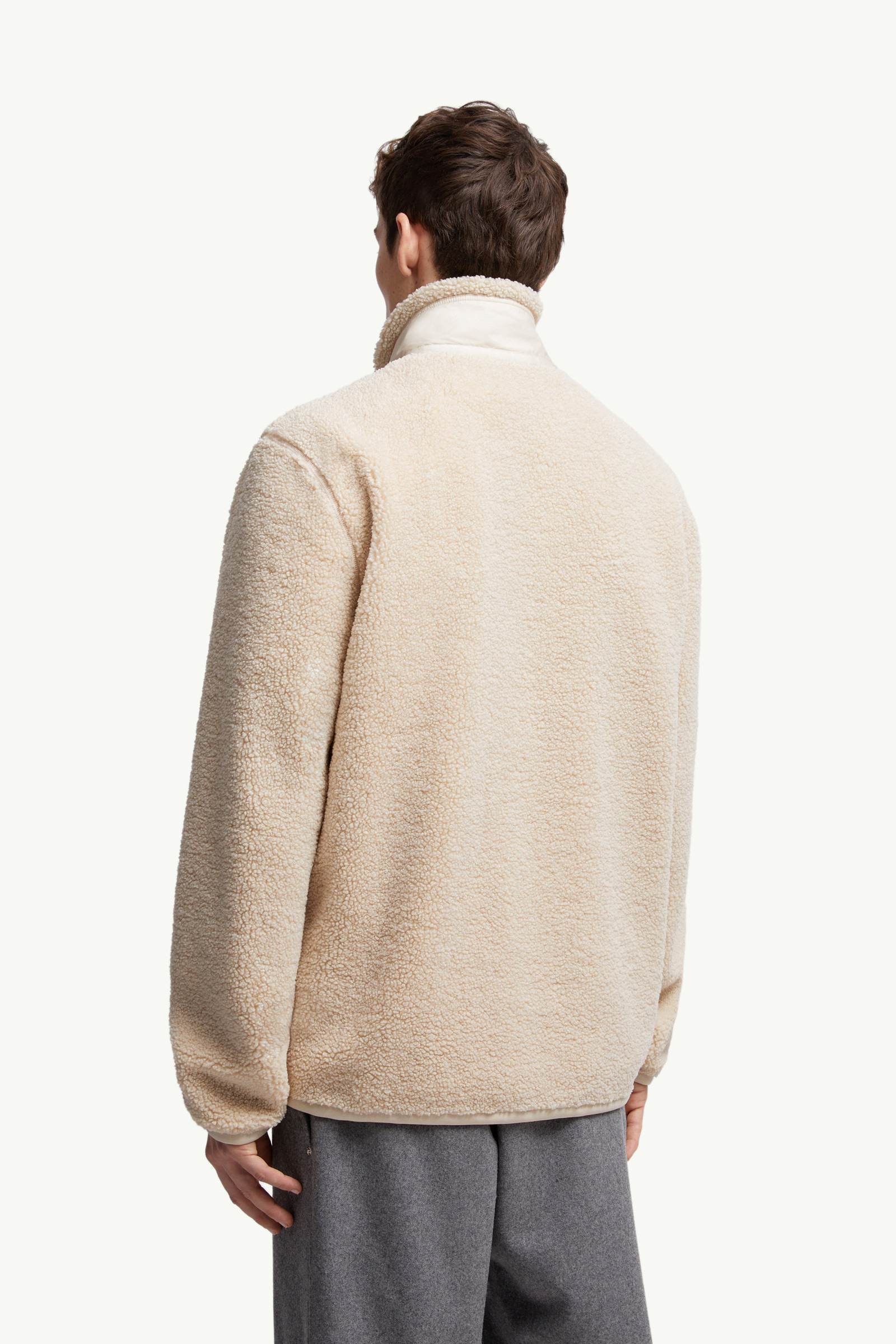 Teddy Zip-Up Sweatshirt with Pocket - 5