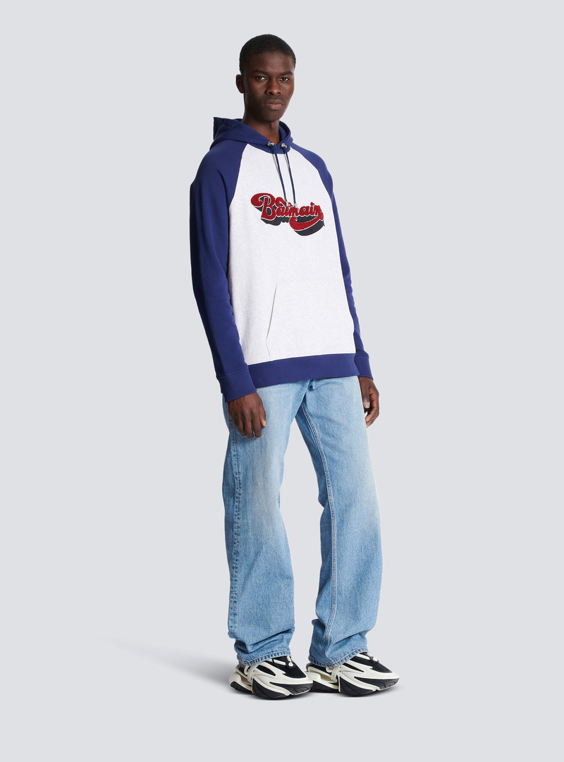 Balmain retro '70s hooded sweatshirt 3