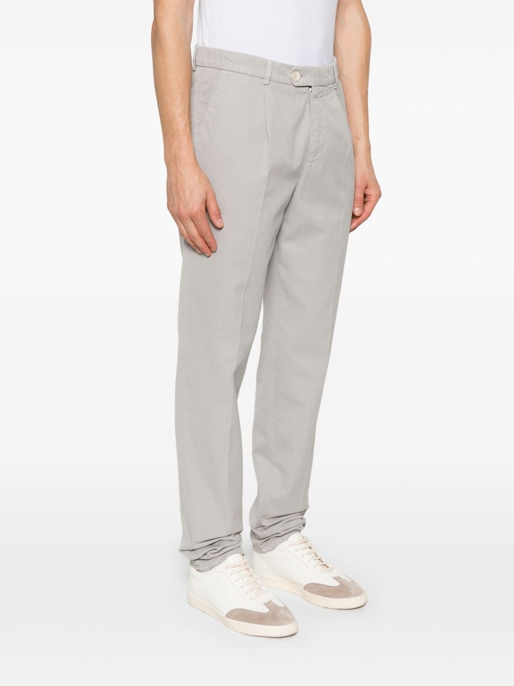 pleat-detail trousers - 3