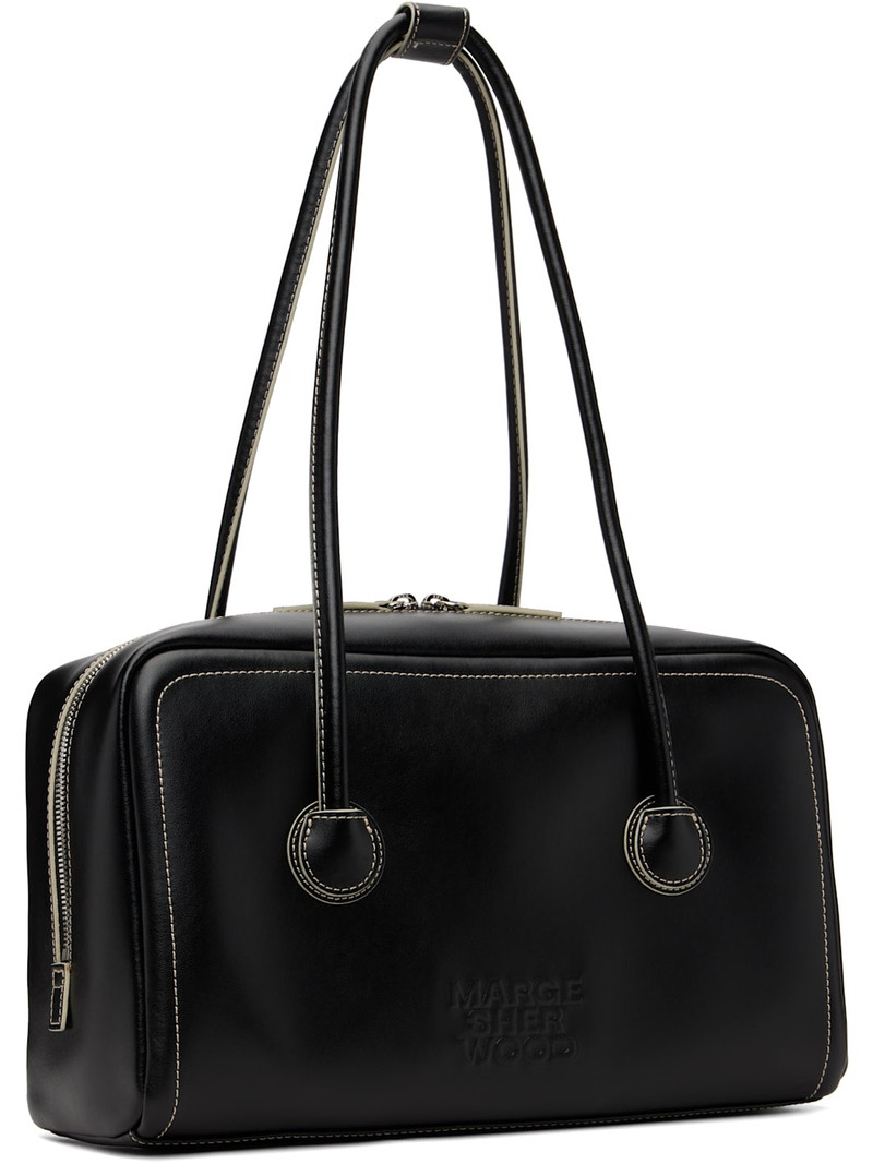 MARGESHERWOOD Black Soft Boston Bag outlook