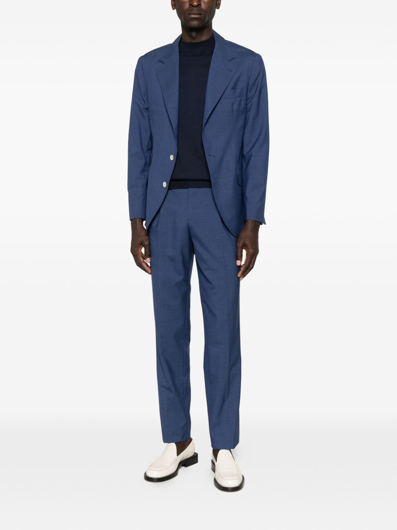Brunello Cucinelli notched-lapel single-breasted suit outlook
