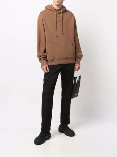 424 logo-embroidered cotton hoodie outlook